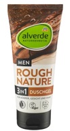 Alverde MEN, Rough Nature 3in1, Sprchový gél, 200 ml
