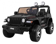 Jeep Wrangler Rubicon na akumulator dla dzieci Czarny + Pilot + Radio MP3 L