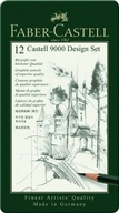 OŁOWEK CASTELL 9000 DESIGN 12 SZT. METAL FABER-CASTELL