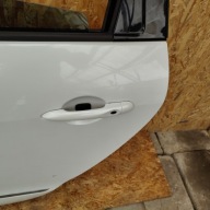 door rear. rear part left RENAULT SCENIC III BIALA PERLA