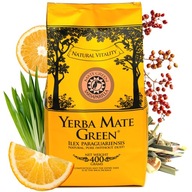 Yerba Mate Green Sarsaparilla Super moc 400g sin palo Despalada 0,4 kg