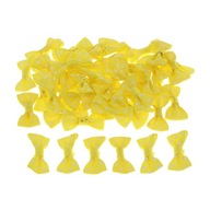 50 ks mini luky Ručne vyrobený okrúhly luk pre žlté