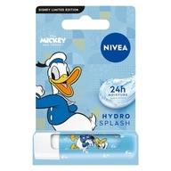 Nivea Disney Donald 24H Ošetrujúci rúž na Ústa Hydro Splash 4,8G