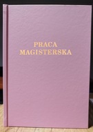 Wydruk i Oprawa Praca Magisterska Pudrowy Róż do 80 stron kolor