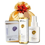 Hotový darček pre ženy Sada kozmetiky so zlatom Invex 3 produkty