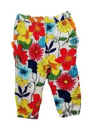 NEXT Dievčenské nohavice s kvetmi roz 80 cm