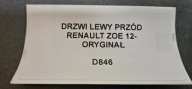 door left front RENAULT ZOE 12- original