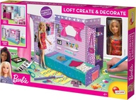 Listy Barbie Loft Studio Dizajn dekorácie Kartón + Bábika
