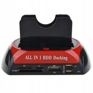 IDE SATA Dual USB Clone Hard D HDD Docking Station