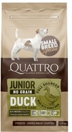 Quattro pes | Malý chlieb bez obilnín Junior | Kačica 1,5 kg