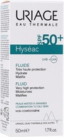 URIAGE HYSEAC Fluid bezbarwny do skóry trądzikowej SPF50 50ml