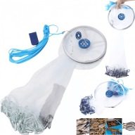 SIEĆ RYBACKA SIEĆ RYBACKA DO RZUCANIA SŁUŻY DO POŁOWU RYB I KREWETEK