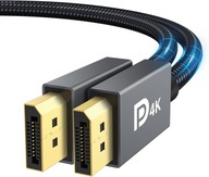 Kabel sygnałowy DisplayPort - DisplayPort 1.2 4K 2m 2szt