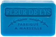 Jemné francúzske mydlo Marseille FLEUR DE LYS KVET LILII 125 g