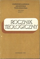 ROCZNIK TEOLOGICZNY CHAT 1990 ZESZYT 1