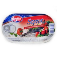 EVRAFISH szprot w sosie pomidorowym 170g