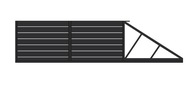 brama wjazdowa przesuwna FILIP 200 ocynk + RAL