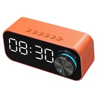 wireless bluetooth music speaker clock Orange