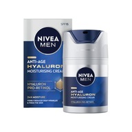 Krém proti vráskam NIVEA MEN Hyaluron 50 ml.