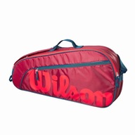 Taška na rakety pre deti WILSON JUNIOR 3 PACK BAG RED