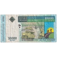 Banknot, Madagascar, 10,000 Ariary, 2006, KM:92a,