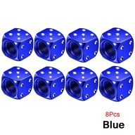 4/8/12Pcs Aluminum Tire Valve Caps Car Truck Motocycle Bike Dice Whe~1108