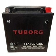 Akumulator ŻELOWY Tuborg YTX30L-BS GEL YIX30L-BS 30Ah 450A HARLEY DAVIDSON