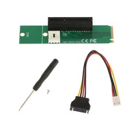 Adapter Riser M.2 NGFF do PCI-E x4 LM-141X-V SATA