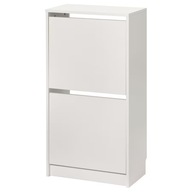 IKEA BISSA Skrinka na topánky 2 priehradky 49x28x93 cm