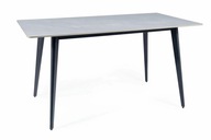 Jedálenský stôl IVY sivá/čierna 140x80cm do jedálne kuchyne SIG