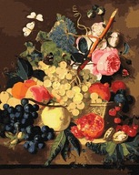Malowanie po numerach Koszyk z owocami 40x50cm