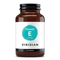 Viridian Vitamín E, 330 mg 400 iu, 30 kapsúl