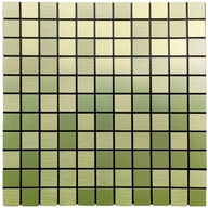 Doska hliníková samolepiaca Mozaika Zlato 30x30x0,3 cm