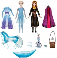 DISNEY Lalka ELSA ANNA OLAF NOKK KRAINA LODU FROZEN AKCESORIA