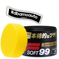 Vosk s carnaubou Soft99 Dark & Black Wax 300 g + Nálepka Detailing Dbamoauto