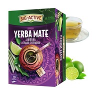 BIG ACTIVE herbata herbatka YERBA MATE LIMONKA i trawa cytrynowa 20 KOPERT