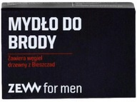 ZEW męskie mydło do brody z węglem drzewnym 85 ml .