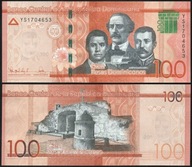 $ Dominikana 100 PESOS DOMINICANOS P-190h UNC 2022