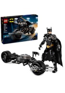 LEGO Batman Figúrka Batmana na zostavenie a batcyklus 76273