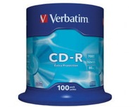 Płyty Verbatim CD-R 52x 700MB 100p Extra Protec.