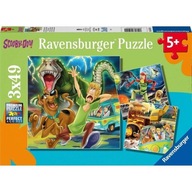 Puzzle dla dzieci Scooby Doo 3x49 elementów