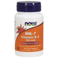 NOW FOODS Witamina K2 MK7 100 mcg (60 kaps.)