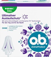 O.B. ExtraProtect Super+ Comfort Tampony 36 sztuk DE