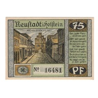 Banknot, Niemcy, Neustadt i. Holstein Stadt, 75 Pf