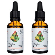 2x Aura Herbals Vitamín A + E v Kvapkadlo 30ml