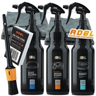 ADBL ZESTAW KOSMETYKÓW DO WNETRZA bonnet interior glass cleaner 3x 1L