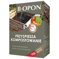 BiOPON KOMPOSTER biologický prípravok na urýchlenie kompostovania 1kg