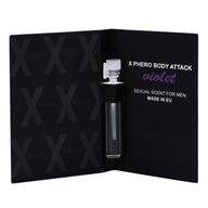 Perfumy X-Phero Body Attack Violet for men, 1 ml podniecający zapach