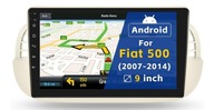 Radio samochodowe Android 10 WiFi Android/iOS Hikity 9'' - BIAŁE / Fiat 500