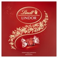 Lindt LINDOR Praliny czekoladki bombonierka Milk Box czekolada mleczna 150g